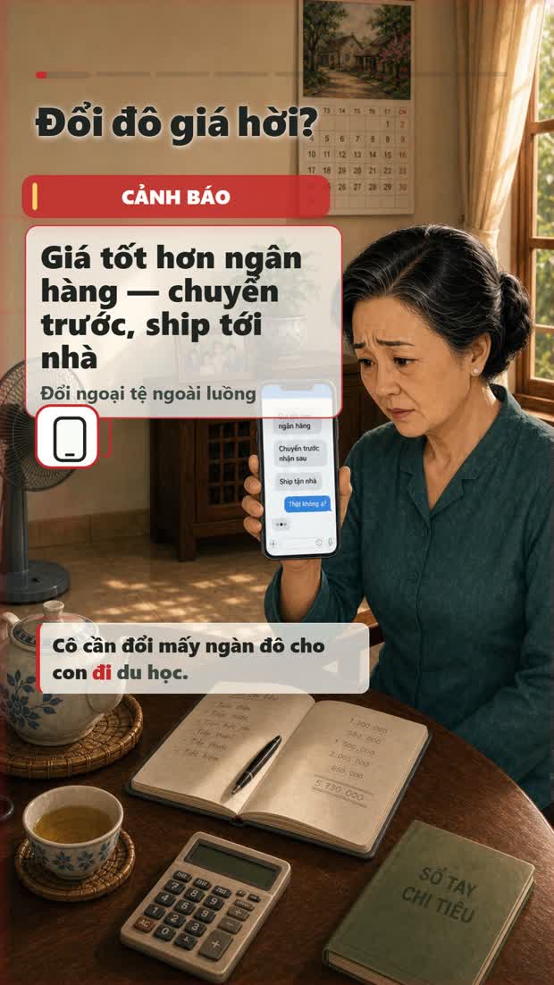 Đổi ngoại tệ ở 'chợ đen' — vừa dễ mất tiền vừa có thể bị phạt