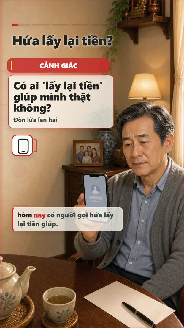 Giả dịch vụ 'lấy lại tiền bị lừa'
