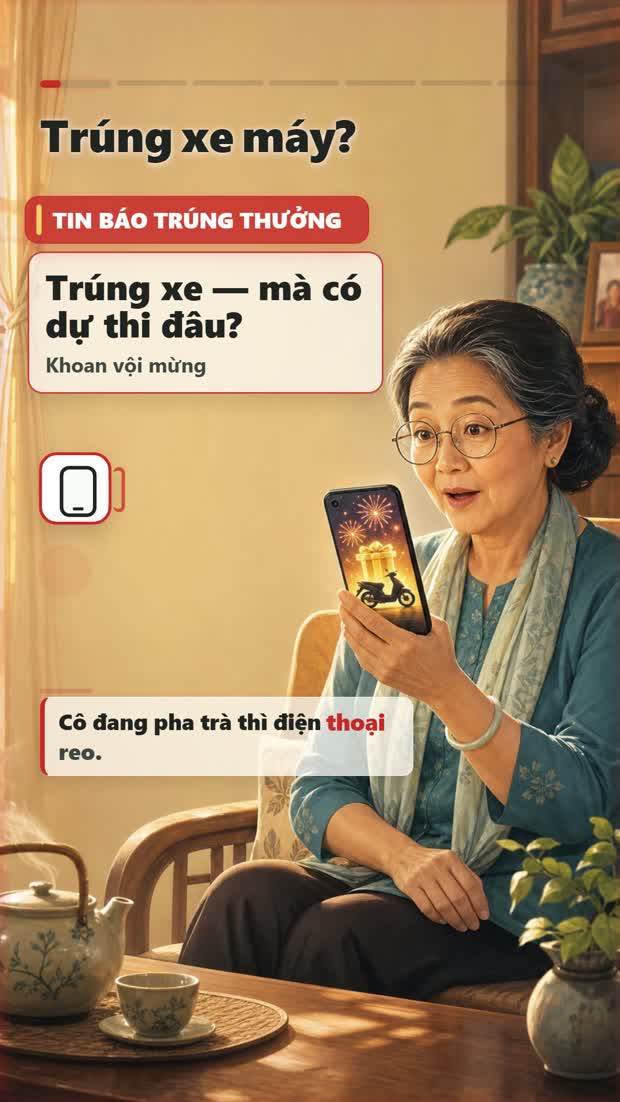 Trúng thưởng nhưng phải đóng phí trước